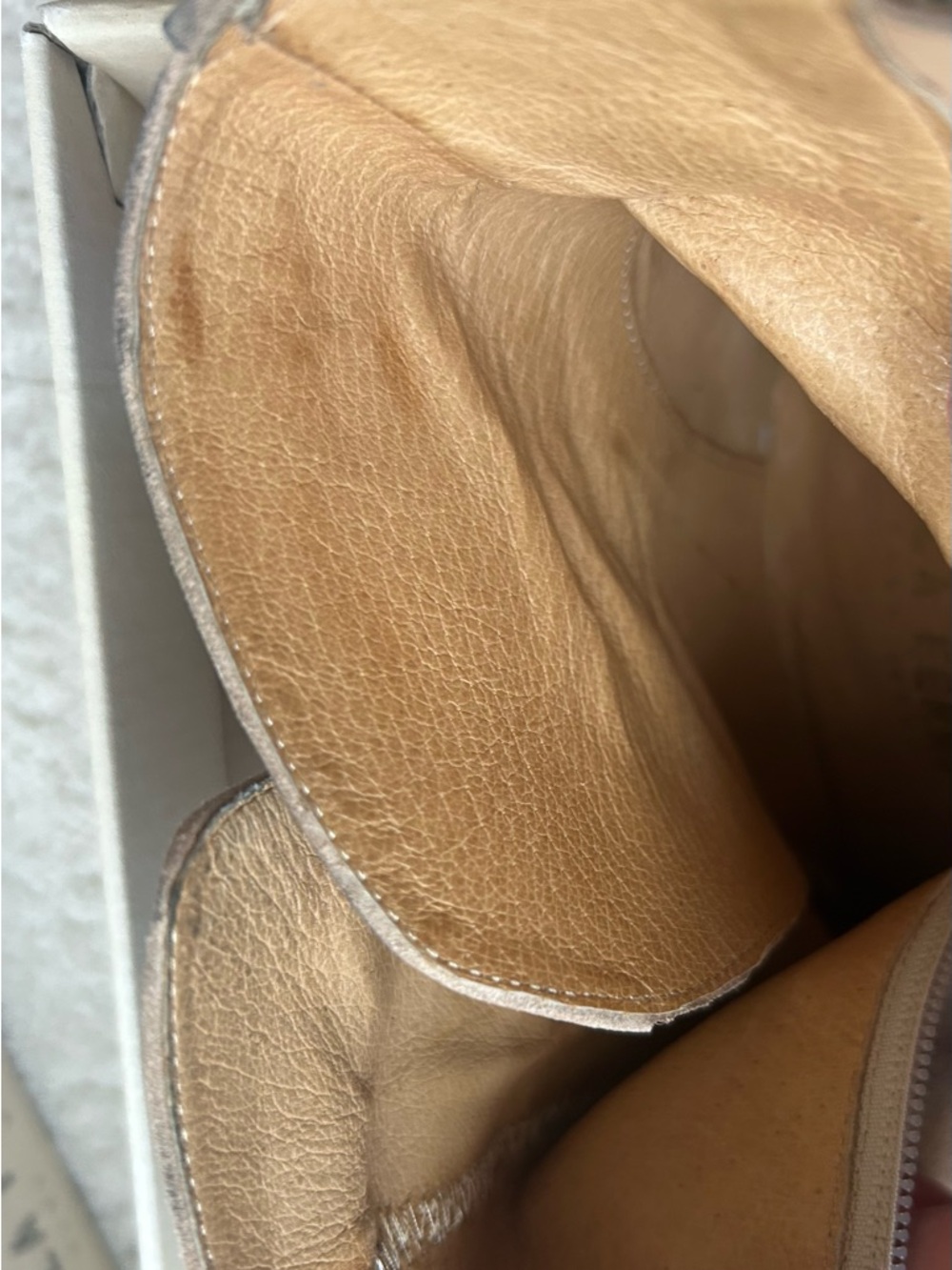 Anthropologie Paola Ferri Alba Moda Tan Suede Ankle Booties Size 7 /37 EURO - Picture 11 of 16